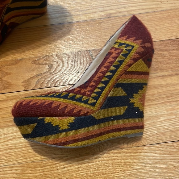 Very high wedge Aztec Steve Madden - Picture 2 of 4